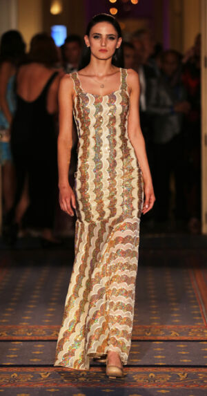 Waletty fashion show at the Global Short Film Awards Gala held at the Intercontinental Carlton Cannes, Cannes, France.