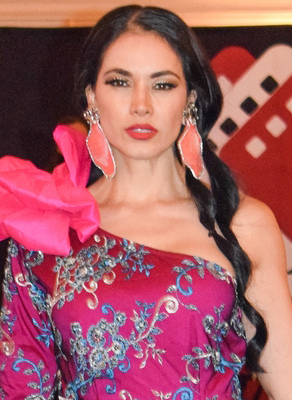 Wasee Jewels accessorized the Andres Aquino collection at the Global Short Film Awards Gala held at the Intercontinental Carlton Cannes, Cannes, France. Photo: Yamina Otmane Cherif.